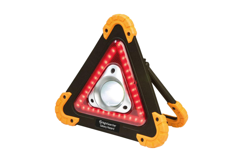 Lampe de travail triangulaire d'avertissement clignotante à LED rechargeable NIGHTSEARCHER