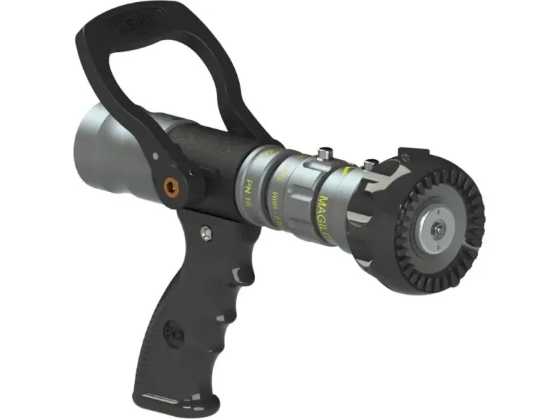 Lance incendie / sapeurs-pompiers à débits et jets réglables 150 L/min LDT entrée raccord GFR20 MAGILITE POK