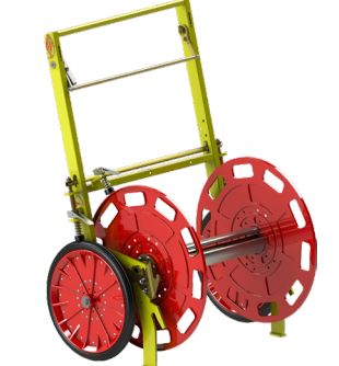 Dévidoir mobile normalisé 200m de tuyaux DN70 sapeurs-pompiers POK Dévidoir mobile normalisé 200m de tuyaux DN70 sapeurs-pompiers POK