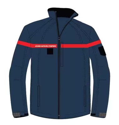 Softshell jeunes sapeurs-pompiers JSP  LOLA 4 CODUPAL