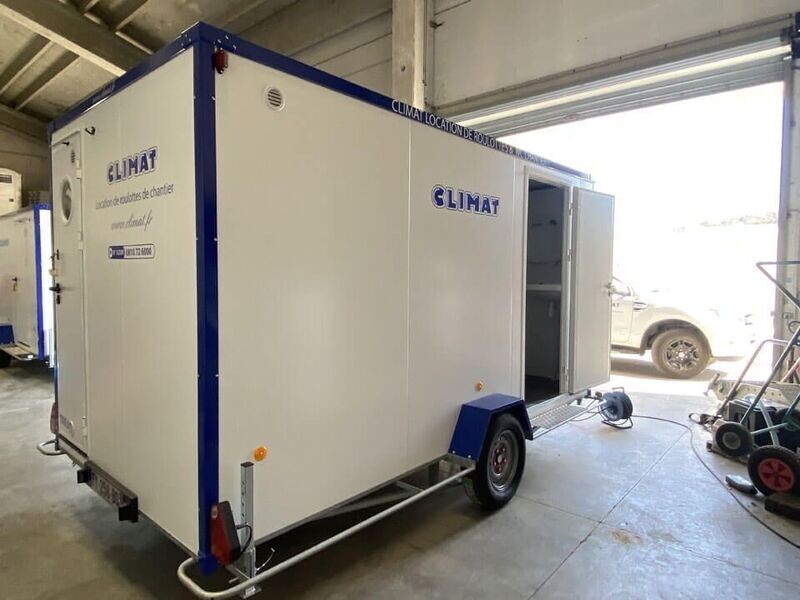 Grandes roulottes 6 personnes / abris-mobiles de chantier (ROUL7, 8)