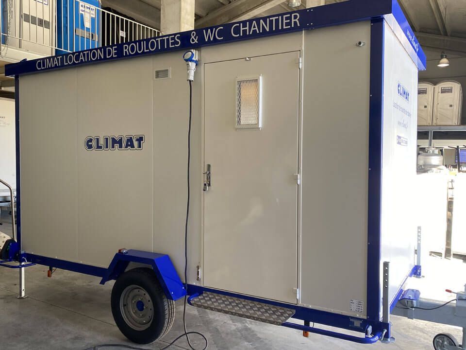 Moyennes roulottes 4 à 6 personnes / abris-mobiles de chantier (ROUL1, 2, 3)