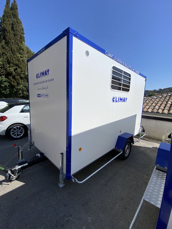 Petites roulottes 4 personnes / abris-mobiles de chantier (ROUL4, 5, 6)