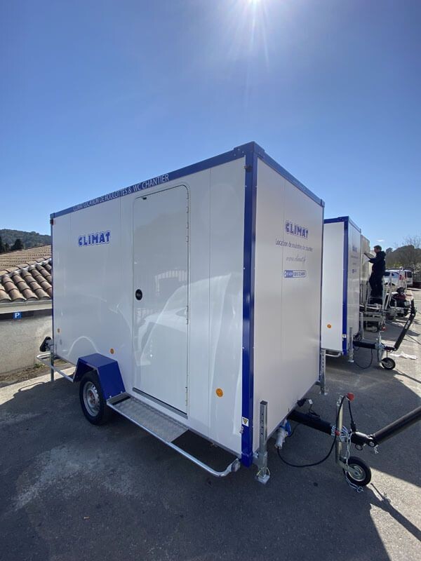 Petites roulottes 4 personnes / abris-mobiles de chantier (ROUL4, 5, 6)