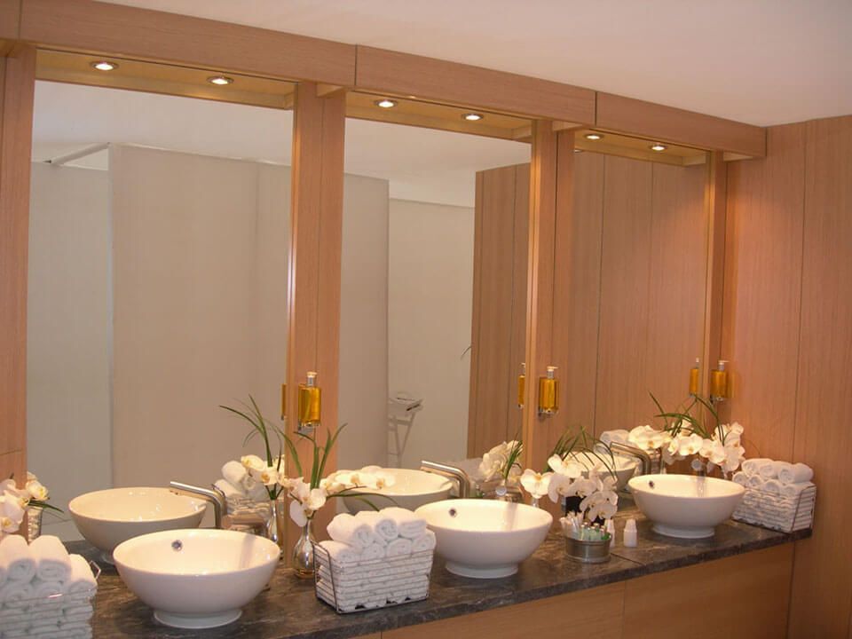 Sanitaires luxe bois - Wengé