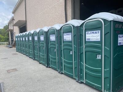 Toilettes PJN 3 - vert forêt - chantiers