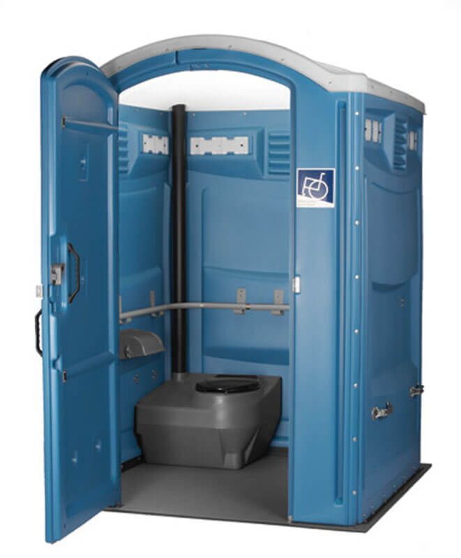 Toilettes PMR - accessibles aux fauteuils roulants (bleus, gris ou vert forêt)