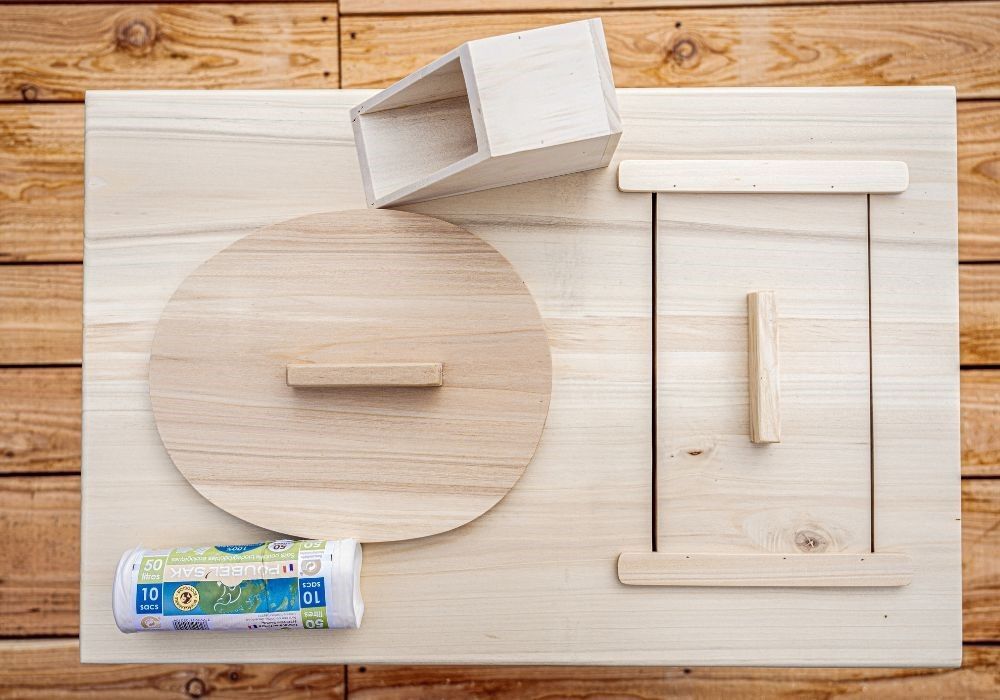 Toilettes sèches polyéthylène à compost