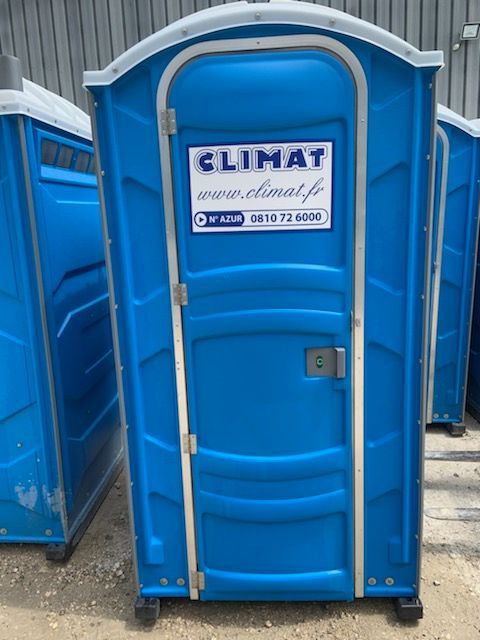 Toilettes PJN 3 avec urinoirs - vert forêt ou bleus - chantiers