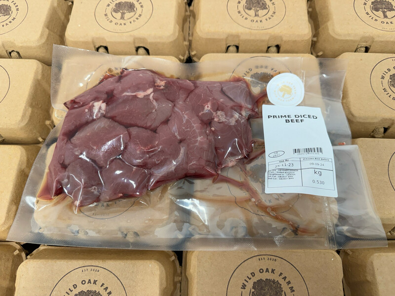 Prime Diced Beef