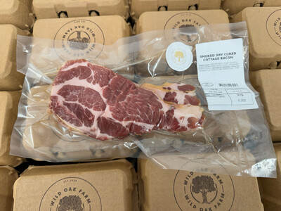Dry Cured Smoked Cottage Bacon