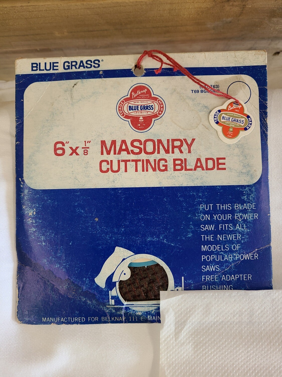 Blue Grass 6&quot; x 1/8&quot; Masonry Cutting Blade