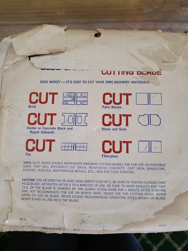 Blue Grass 8" x 1/8" Masonry Cutting Blade