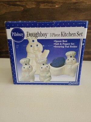 Pillsbury Doughboy 3pc Kitchen Set