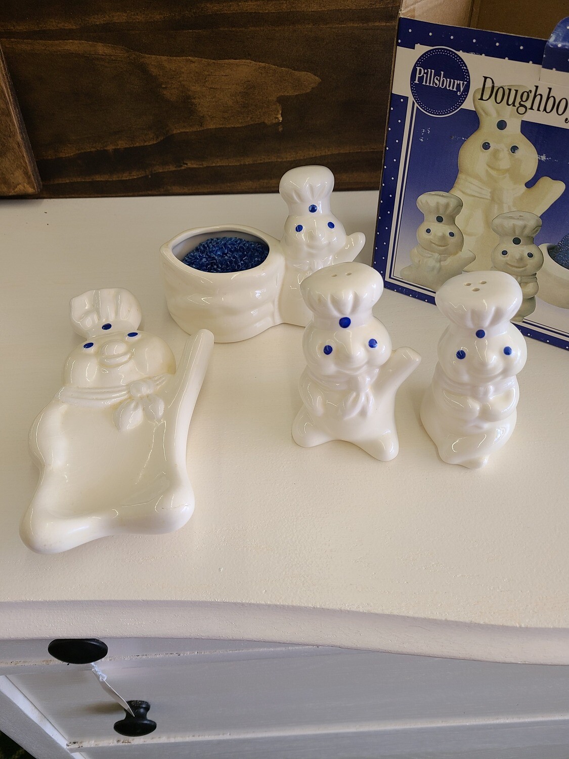 ドウボーイ・Pillsbury・陶器製ミキシングボウル3個セット