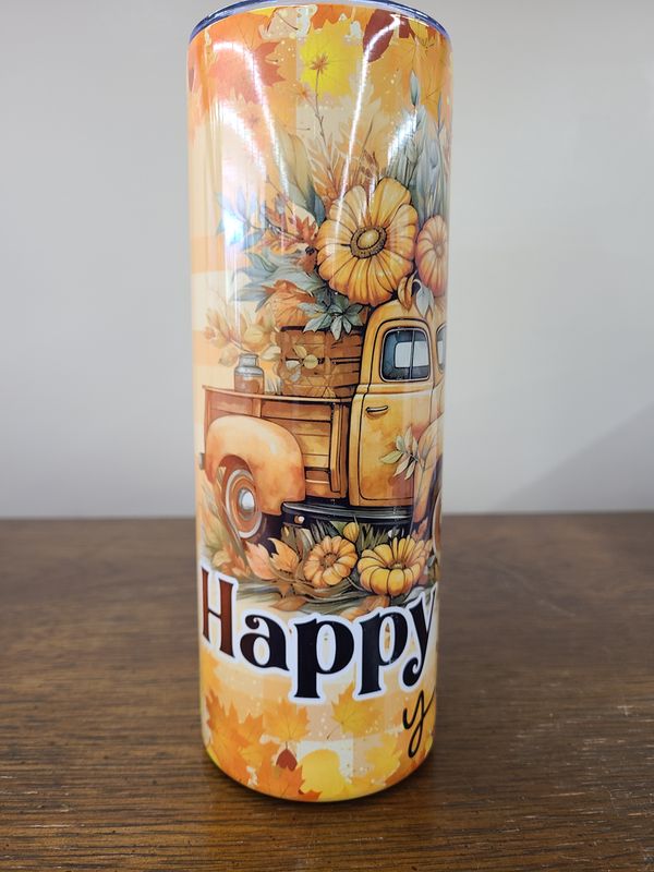 Happy Fall yall 20oz tumbler