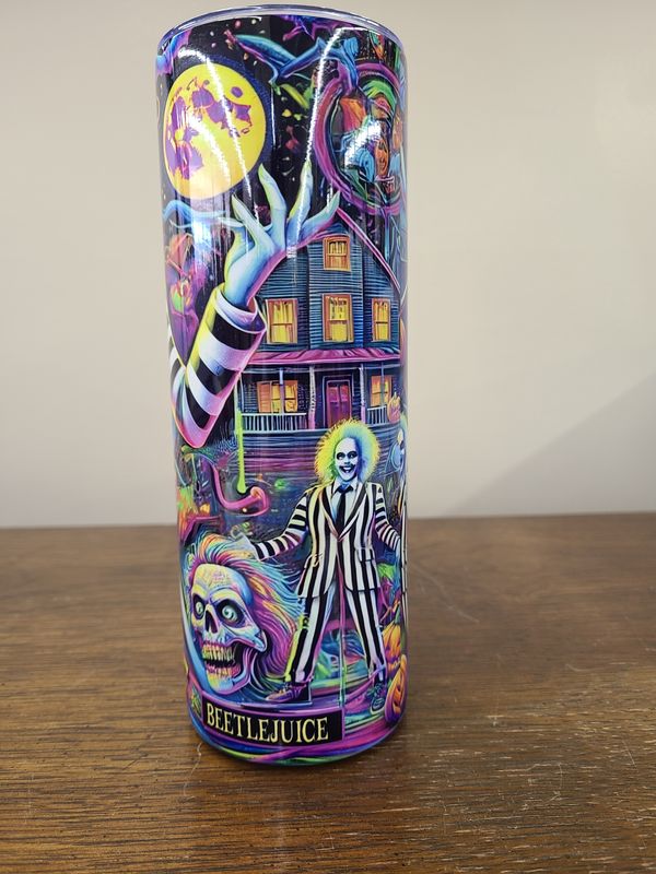 Beetlejuice It's Showtime 20oz tumbler