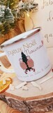 Mug de Noël métal personnalisable | Enfant | Mug vintage Noël | Nounou Maitresse atsem ....