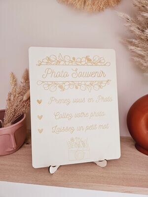 Affiche Photo Booth livre d'or