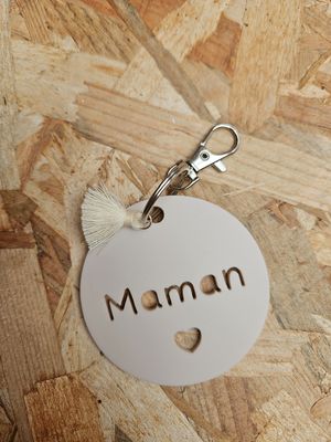 Porte clé "MAMAN" DERNIERE CHANCE