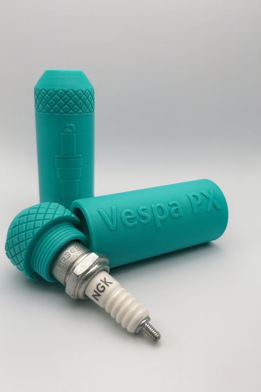 Zündkerzenbox für 2-Takt-Fahrer – robustes Bordwerkzeug für NGK & Bosch Zündkerzen