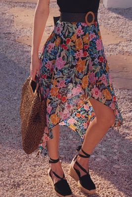 Floral Maxi Skirt