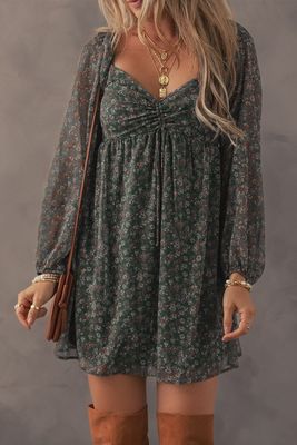 Floral Sheered Dress