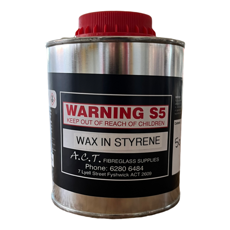 Wax in Styrene