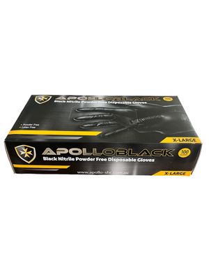 Black Nitrile Gloves