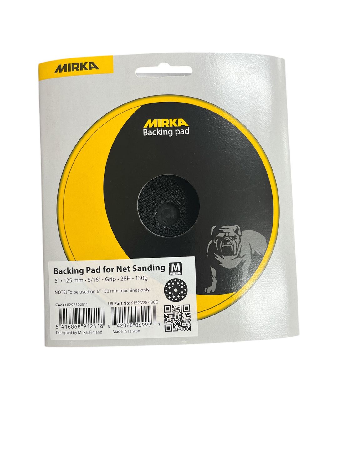 150mm Backing Pad 5/16&quot; Grip 48H