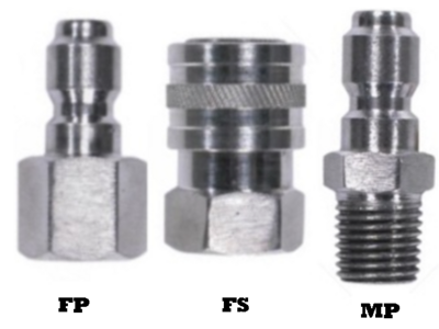 3/8" Stainless Steel FNPT * Quick Connect Plug 