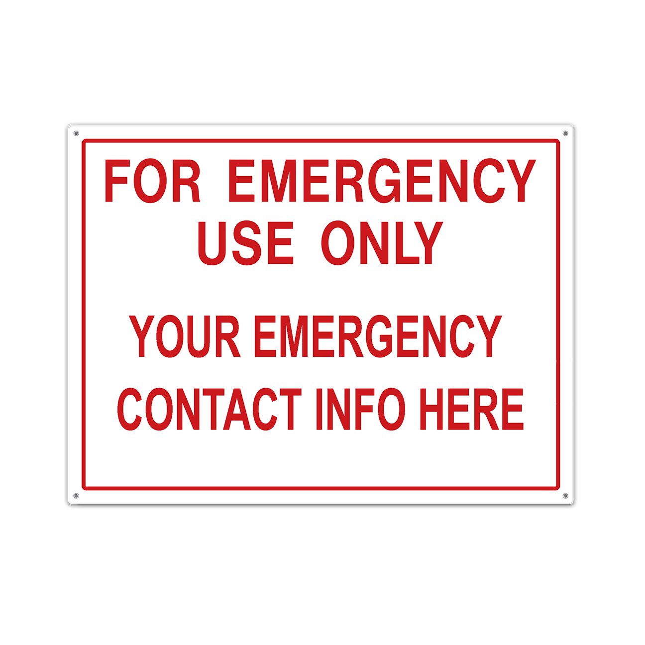 For Emergency Use Only