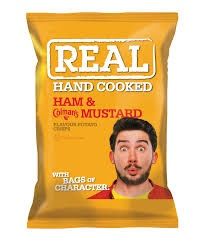 Real Crisp Ham &amp; Mustard 35g