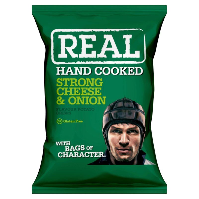 Real Crisp Strong Cheese &amp; Onion 35g