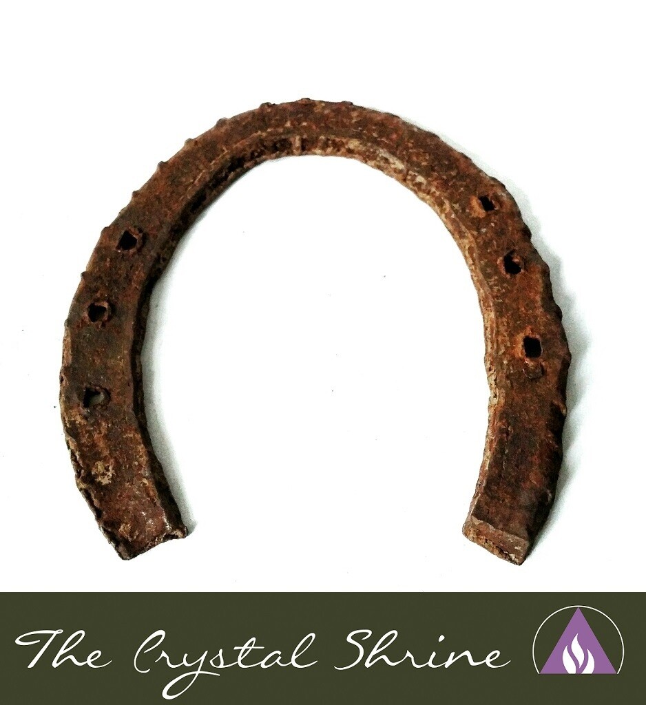 Image of Lucky Horse Shoe wall décor designed to bring good fortune and charm to your space. Adds a touch of positivity and elegance to any environment. 
