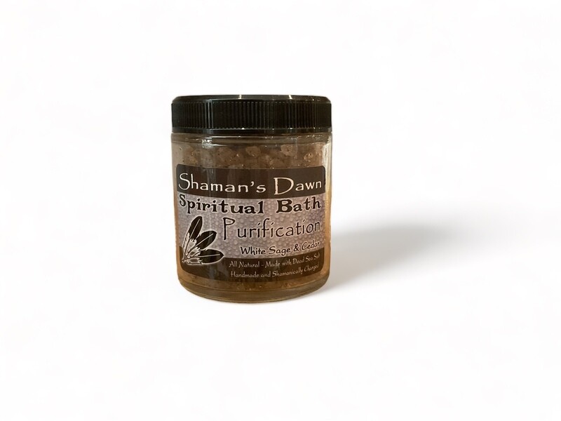 PURIFICATION SPIRITUAL BATH SALT W/ SAGE &amp; CEDAR