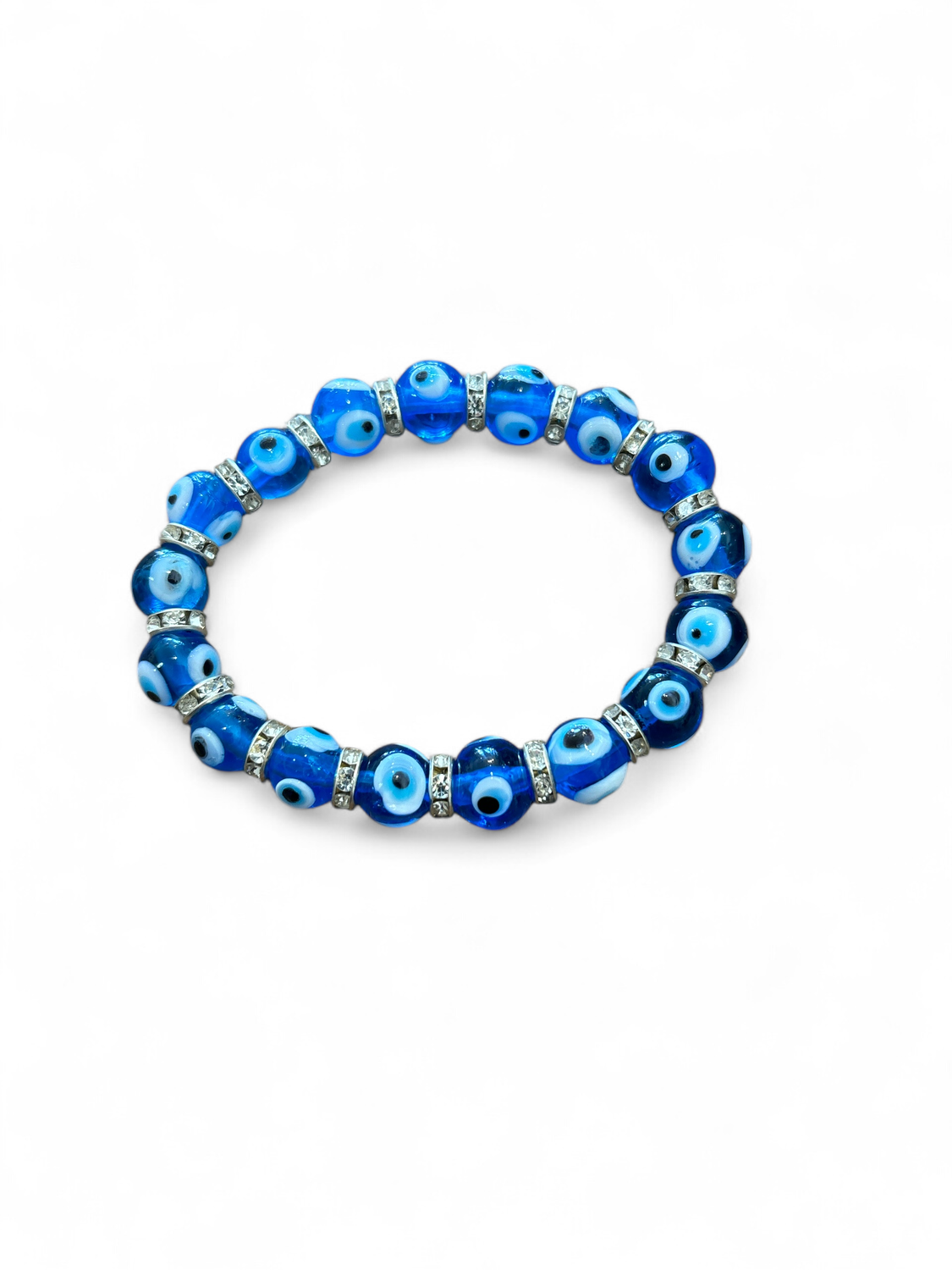 LIGHT BLUE EVIL EYE BRACELET