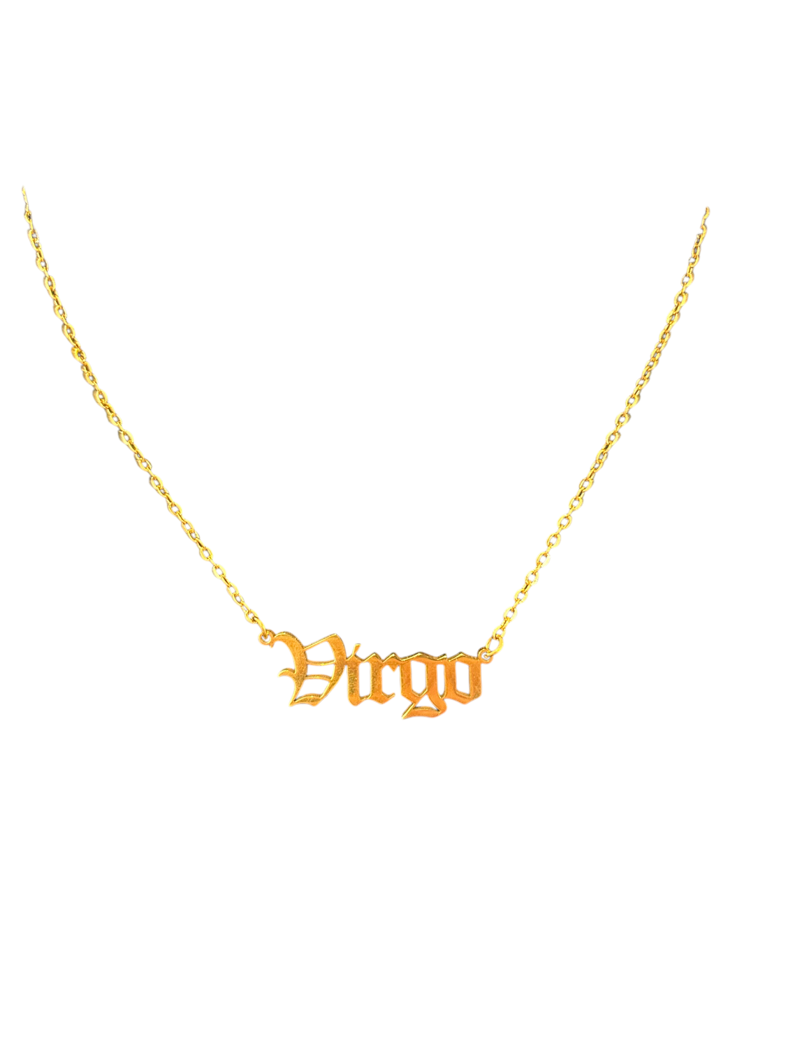 ZODIAC SIGN NECKLACE VIRGO GOLD