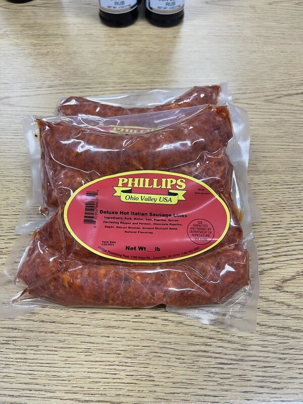 Deluxe Hot Italian Links