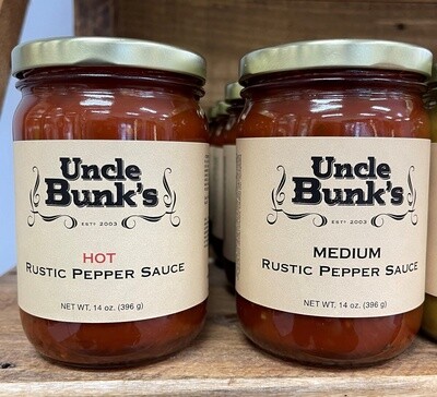 Uncle Bunk's Rustic Pepper Sauce