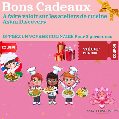 BON CADEAU  pour 2-3 personnes - Atelier Mini Team 3 heures