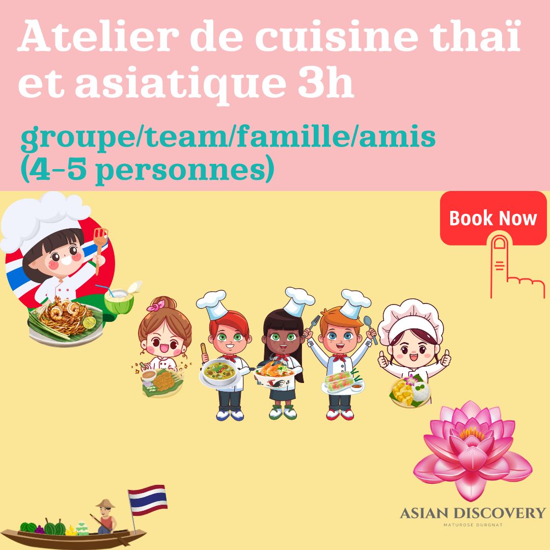 Atelier de cuisine thaï et asiatique TEAM Privé / DATE à CONVENIR