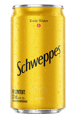 Schweppes Tonic Water • 35.5cl Can