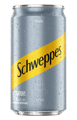Schweppes Club Soda • 35.5cl Can