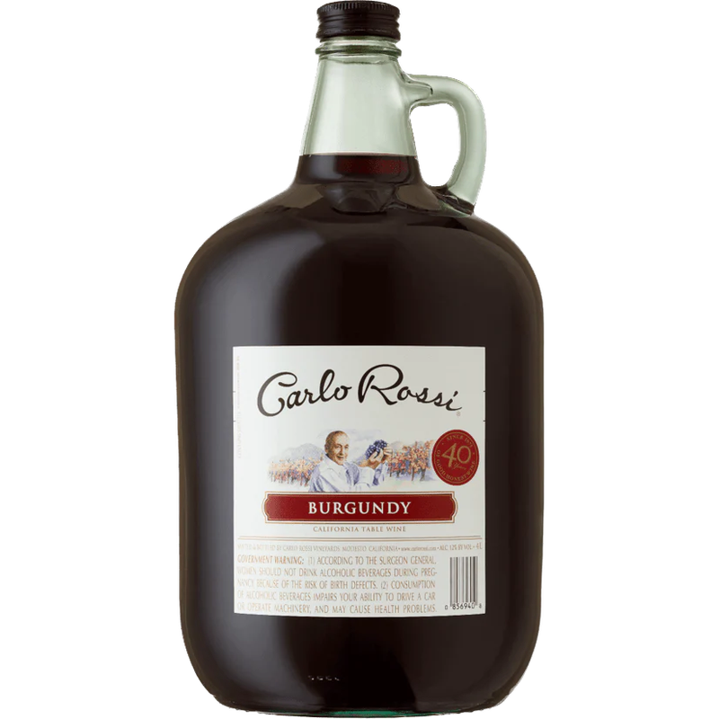 Carlo Rossi Burgundy Red • 4L