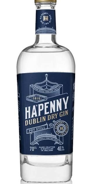 Hapenny Dublin Dry Gin 40% • 75cl