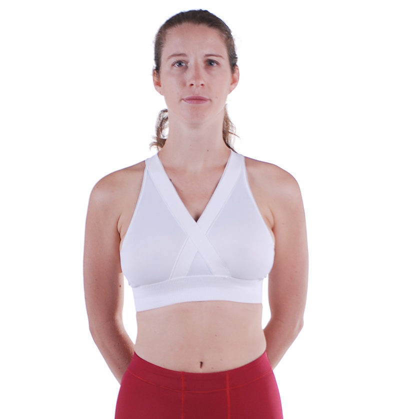 Criss Cross Shoulder Strap Sport Bra
