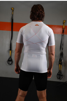 Improved Posture Performance Compression Shirt - Short Sleeve for Men and Women