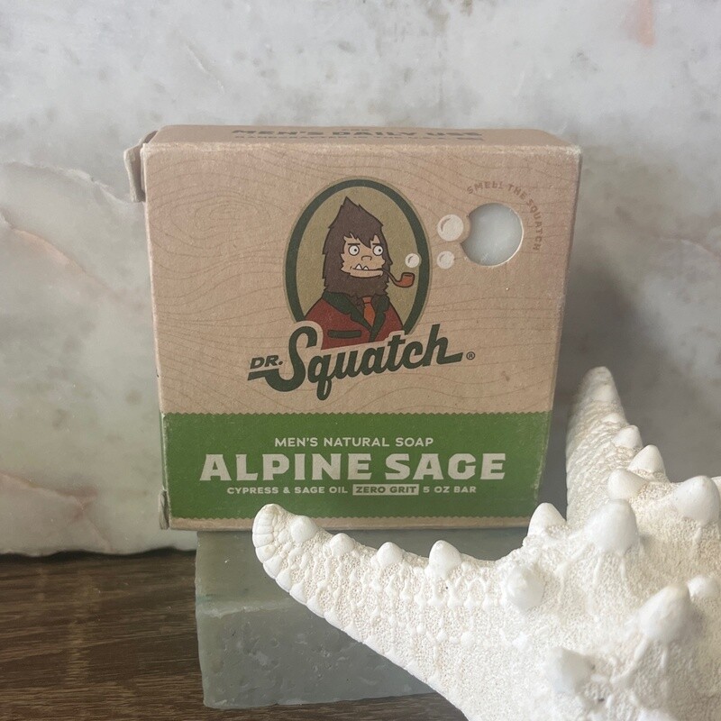 Dr. Squatch Alpine Sage Soap 5 oz