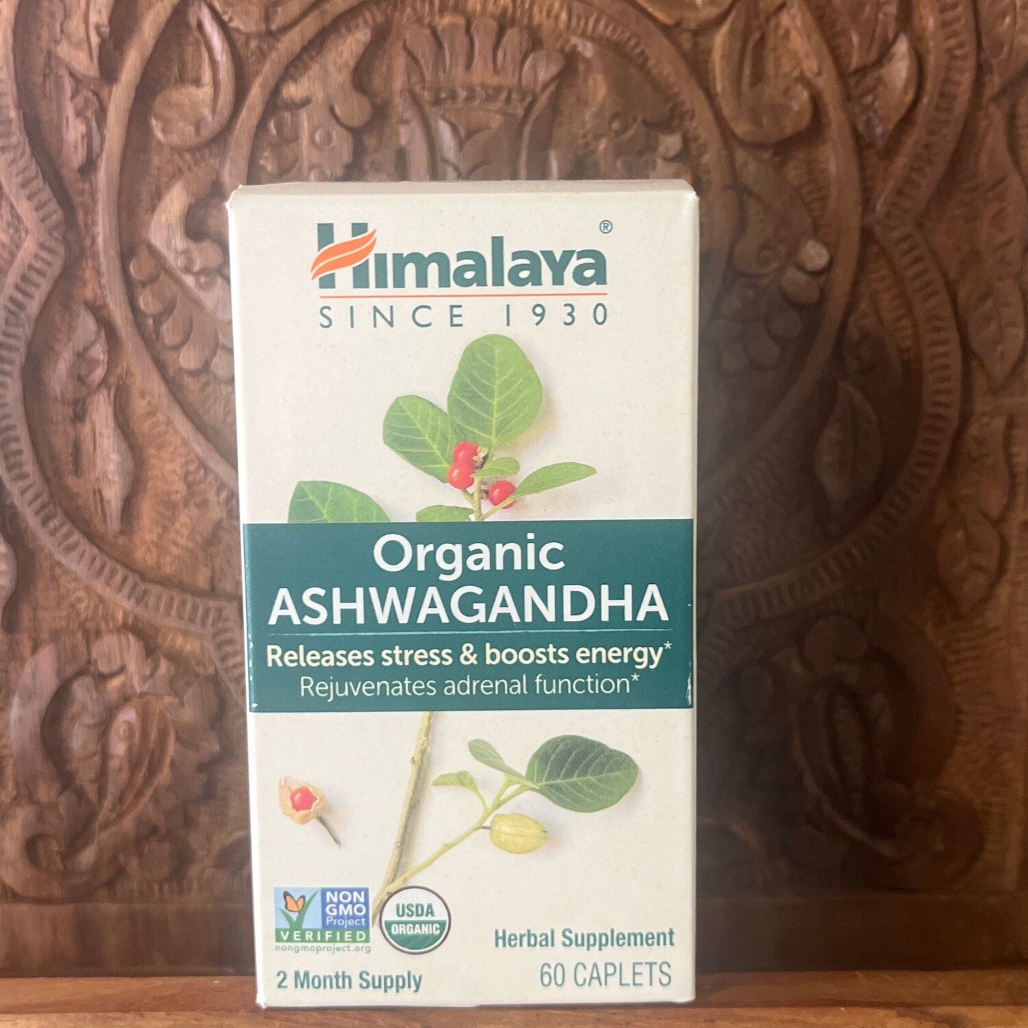 Organic Ashwagandha 60 Caplets